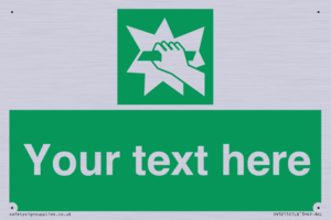 Custom Break Glass Sign